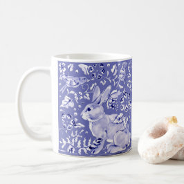 Mittelblauer Kaninchen Bird Florasiatische Art Dec Kaffeetasse