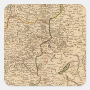 Mitteldeutschland 5 quadratischer aufkleber