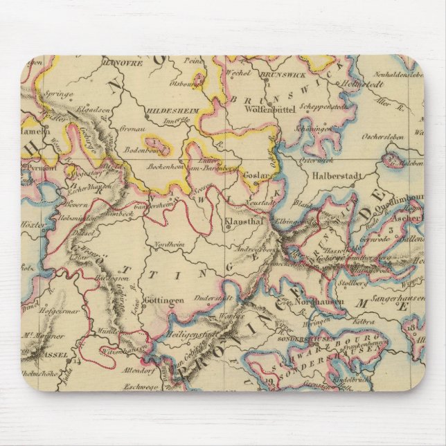 Mitteldeutschland Mousepad (Vorne)