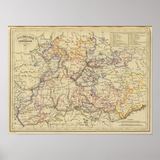 Mitteldeutschland Poster (Vorne)