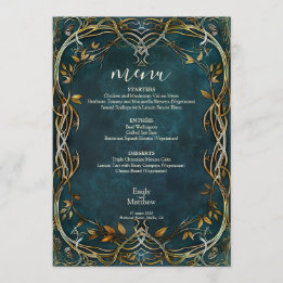 Mittelerde-Majestät-Hochzeit Menükarte
