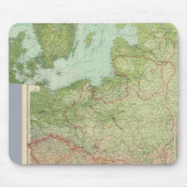 Mitteleuropa Mousepad (Vorne)