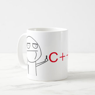 Mittelfinger C++ Der Kaffee-Tasse der Tasse
