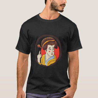 Mittelfinger Geisha T-Shirt