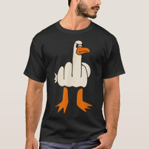 Mittelfinger-Möwe, Erwachsenen Humor, Lustige Gest T-Shirt