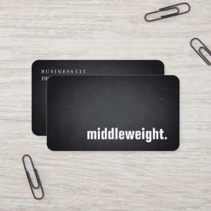 Mittelgewicht. Modern Blackboard Professional Visitenkarte