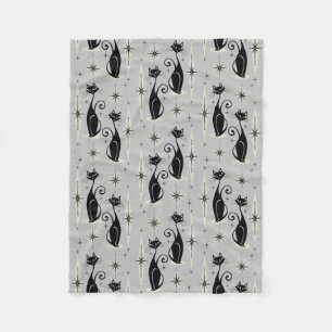 Mittelgrau Fleecedecke