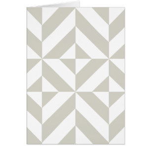 Mittelgraues geometrisches Deko Cube-Muster