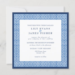 Mittelgriechisch wichtige Hochzeit Italiens Einladung