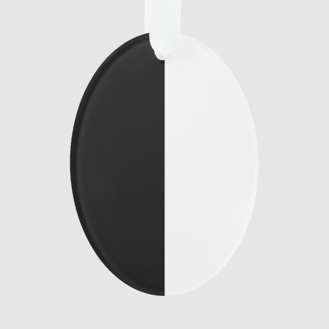 Mittelhalb und halb schwarz und weiß ornament (Vorderseite)