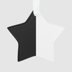 Mittelhalb und halb schwarz-weiß ornament