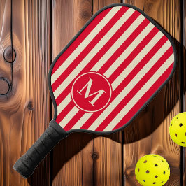 Mitteljahrhundertelange Streifenkirsche Pink-Monog Pickleball Schläger