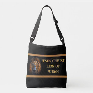 Mittelkreuz-Tasche Jesus Christus Löwe von Judah Tragetaschen Mit Langen Trägern
