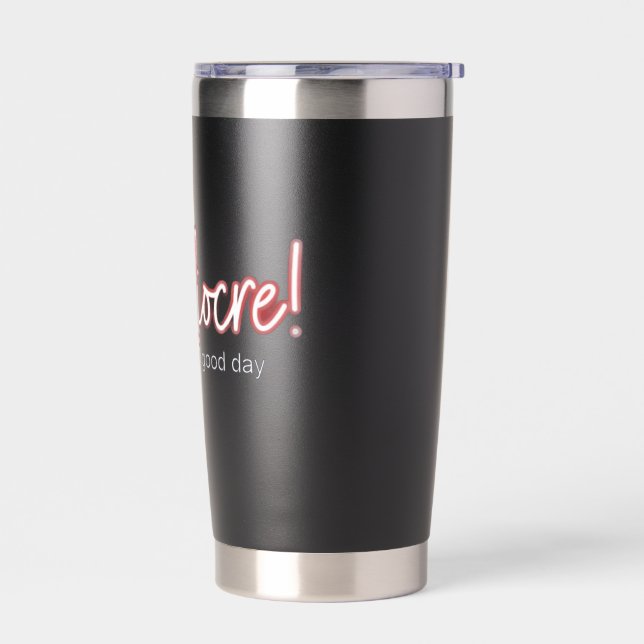 Mittelmäßig! Edelstahl-Thermowasserflasche Thermobecher (Links)