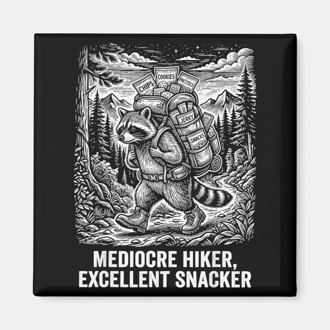 Mittelmäßiger Wanderer exzellenter Snackender lust Magnet (Vorne)