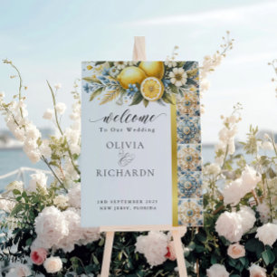 Mittelmeer Blume Italienisch Positano Lemon Acrylschild