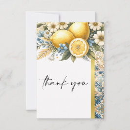 Mittelmeer Blume Italienisch Positano Lemon Dankeskarte