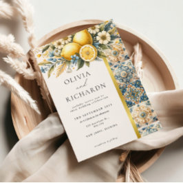 Mittelmeer Blume Italienisch Positano Lemon Einladung