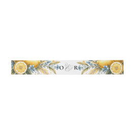 Mittelmeer Blume Italienisch Positano Lemon Einladungsbanderole