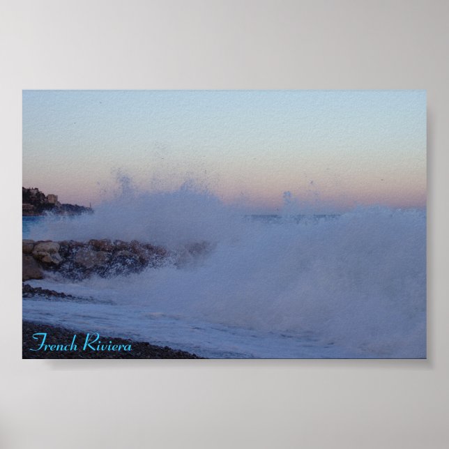 Mittelmeer, Côte d'Azur Poster (Vorne)