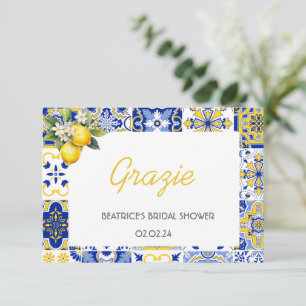 Mittelmeer Das ist wieder italienisch Danke Karte