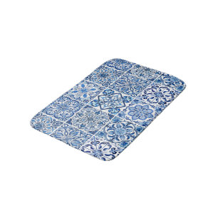 Mittelmeer-Fliesen, Portugal, Azulejo, Majolica Badematte