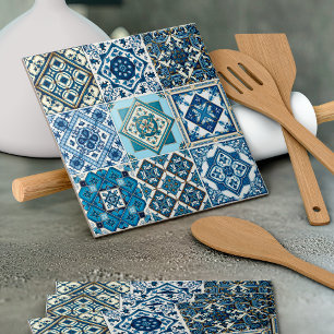 Mittelmeer-Fliesen, Portugal, Azulejo, Majolica Fliese