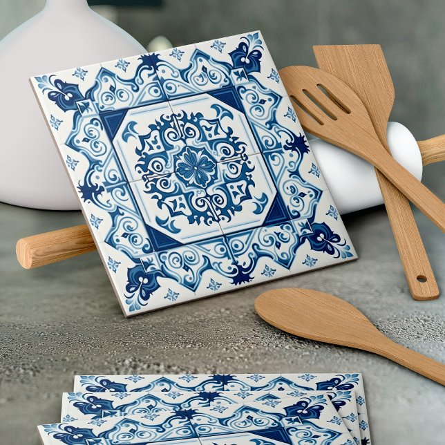 Mittelmeer-Fliesen, Portugal, Azulejo, Majolica Fliese (Von Creator hochgeladen)