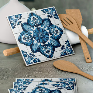 Mittelmeer-Fliesen, Portugal, Azulejo, Majolica Fliese