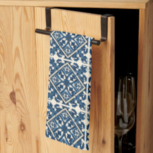 Mittelmeer-Fliesen, Portugal, Azulejo, Majolica Geschirrtuch