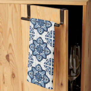 Mittelmeer-Fliesen, Portugal, Azulejo, Majolica Geschirrtuch