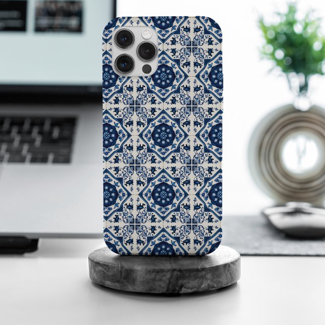 Mittelmeer-Fliesen, Portugal, Azulejo, Majolica iPhone Hülle (Von Creator hochgeladen)