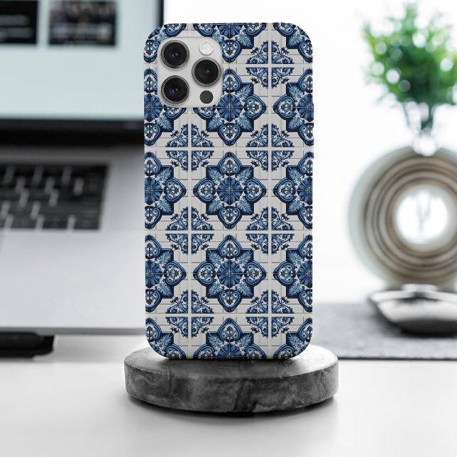 Mittelmeer-Fliesen, Portugal, Azulejo, Majolica iPhone Hülle (Von Creator hochgeladen)
