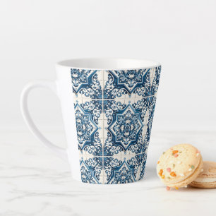 Mittelmeer-Fliesen, Portugal, Azulejo, Majolica Milchtasse