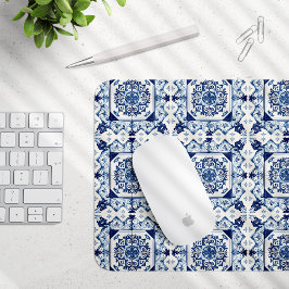 Mittelmeer-Fliesen, Portugal, Azulejo, Majolica Mousepad