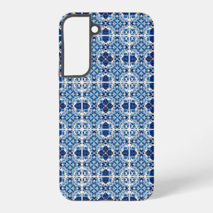 Mittelmeer-Fliesen, Portugal, Azulejo, Majolica Samsung Galaxy Hülle