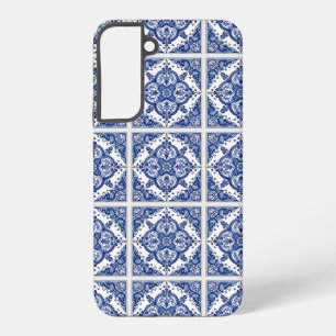 Mittelmeer-Fliesen, Portugal, Azulejo, Majolica Samsung Galaxy Hülle