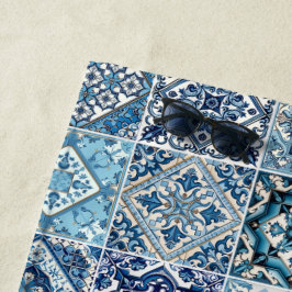 Mittelmeer-Fliesen, Portugal, Azulejo, Majolica Strandtuch