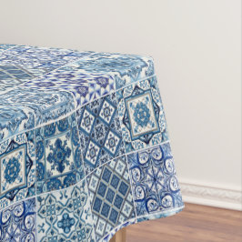 Mittelmeer-Fliesen, Portugal, Azulejo, Majolica Tischdecke