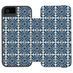Mittelmeer-Fliesen, Portugiesisch, Azulejo, Majoli Incipio Watson™ iPhone 5 Geldbörsen Hülle