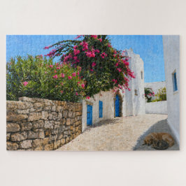 Mittelmeer-Gasse-Jigsaw-Puzzle Puzzle