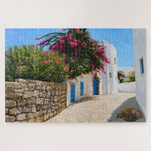 Mittelmeer-Gasse-Jigsaw-Puzzle Puzzle