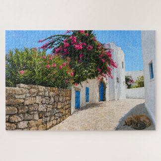 Mittelmeer-Gasse-Jigsaw-Puzzle Puzzle