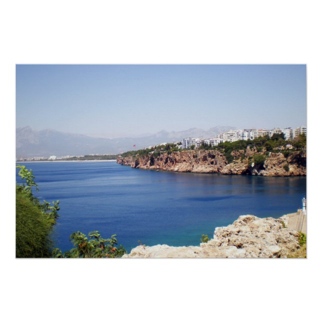 Mittelmeer in Antalya Poster (Vorderseite)