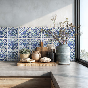 Mittelmeer-Küche Azulejo-Muster Rückwandverkleidun Fliese