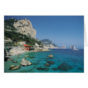 Mittelmeer-Küsten-Strand von Italien