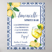 Mittelmeer-Limoncello-Spritz-Bar-Hochzeitsbrause