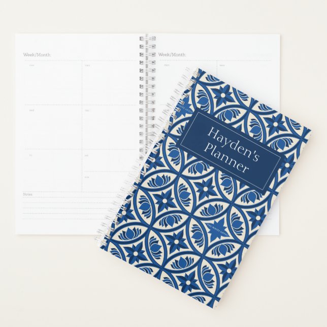 Mittelmeer Lotus Tile Muster - Der weiße Lotus Planer (Anzeige)