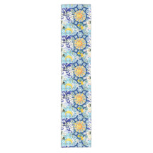 Mittelmeer-Sonne, Blumen, Zitrone, Halbmond,