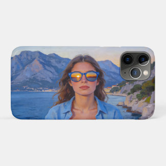 Mittelmeer-Sonnenuntergangsreflexionen – Moderne K Case-Mate iPhone Hülle